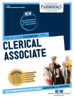 Clerical Associate: Passbooks Study Guide