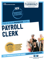 Payroll Clerk: Passbooks Study Guide