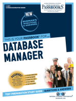 Data Base Manager: Passbooks Study Guide