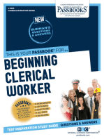 Beginning Clerical Worker: Passbooks Study Guide