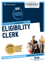 Eligibility Clerk: Passbooks Study Guide