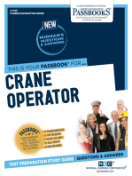 Crane Operator (Any Motive Power Except Steam): Passbooks Study Guide