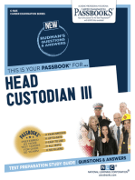 Head Custodian III: Passbooks Study Guide