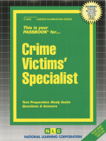 Crime Victims' Specialist: Passbooks Study Guide