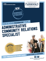 Administrative Community Relations Specialist: Passbooks Study Guide