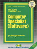 Computer Specialist (Software): Passbooks Study Guide