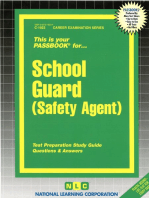 School Guard (Safety Agent): Passbooks Study Guide