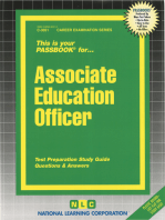 Associate Education Officer: Passbooks Study Guide