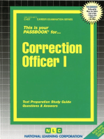 Correction Officer I: Passbooks Study Guide