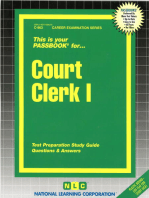 Court Clerk I: Passbooks Study Guide