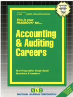 Accounting & Auditing Careers: Passbooks Study Guide