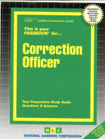 Correction Officer: Passbooks Study Guide
