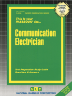 Communication Electrician: Passbooks Study Guide