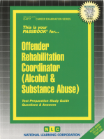 Offender Rehabilitation Coordinator (Alcohol & Substance Abuse): Passbooks Study Guide