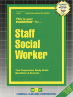 Staff Social Worker: Passbooks Study Guide