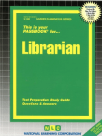 Librarian: Passbooks Study Guide