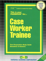 Caseworker Trainee: Passbooks Study Guide