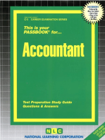 Accountant: Passbooks Study Guide