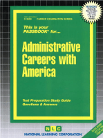 Administrative Careers with America: Passbooks Study Guide
