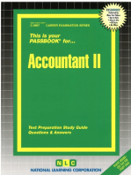 Accountant II: Passbooks Study Guide