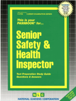 Senior Safety & Health Inspector: Passbooks Study Guide
