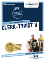Clerk-Typist II: Passbooks Study Guide