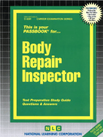 Body Repair Inspector: Passbooks Study Guide