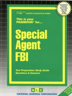 Special Agent FBI: Passbooks Study Guide
