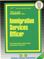 Immigration Services Officer: Passbooks Study Guide