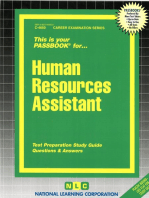 Human Resources Assistant: Passbooks Study Guide