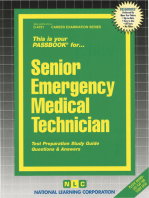 Senior Emergency Medical Technician: Passbooks Study Guide