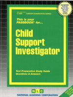 Child Support Investigator: Passbooks Study Guide