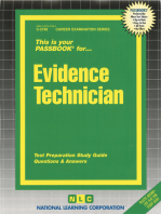 Evidence Technician: Passbooks Study Guide