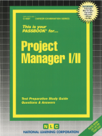 Project Manager I/II: Passbooks Study Guide