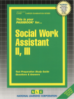 Social Work Assistant II, III: Passbooks Study Guide