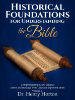 Historical Foundations for Understanding the Bible: Lesson 1