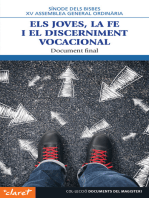 Els joves, la fe i el discerniment vocacional: Document final