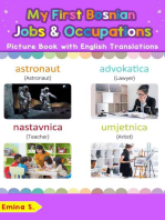 My First Bosnian Jobs and Occupations Picture Book with English Translations
