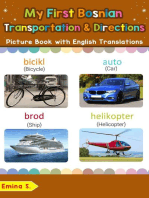 My First Bosnian Transportation & Directions Picture Book with English Translations