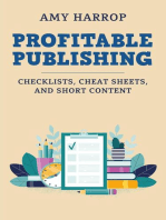 Profitable Publishing: Checklists, Cheat Sheets, and Short Content: Profitable Publishing, #1