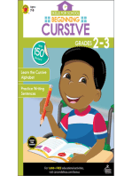 Beginning Cursive, Grades 2 - 3