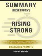 Summary: Bréne Brown's Rising Strong: How the Ability to Reset Transforms the Way We Live, Love, Parent, and Lead