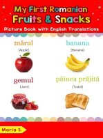 My First Romanian Fruits & Snacks Picture Book with English Translations: Teach & Learn Basic Romanian words for Children, #3