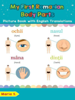 My First Romanian Body Parts Picture Book with English Translations