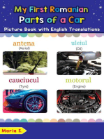 My First Romanian Parts of a Car Picture Book with English Translations: Teach & Learn Basic Romanian words for Children, #8