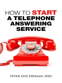 How to Start A Telephone Answering Service