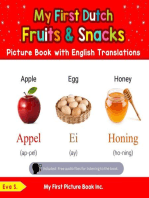 My First Dutch Fruits & Snacks Picture Book with English Translations
