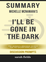 Summary: Michelle McNamara's I'll Be Gone in the Dark: One Woman's Obsessive Search for the Golden State Killer