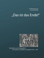 Das ist das Ende: Weg-Weiser zu den Biographien der Jüdinnen und Juden aus Burgdorf 1933-1945