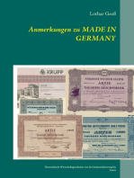 Anmerkungen zu Made in Germany: Deutschlands Wirtschaftsgeschichte von der Industrialisierung bis heute